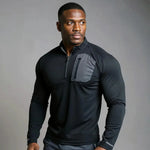 Haut Demi-Zip avec poche - Vignette | La Force Française