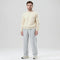 Pantalon de jogging homme avec pli gris