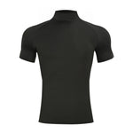 T-shirt compression manches courtes à col roulé - EliteFit - Vignette | La Force Française