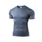 T-shirt de compression Corefit Satin manches courtes gris