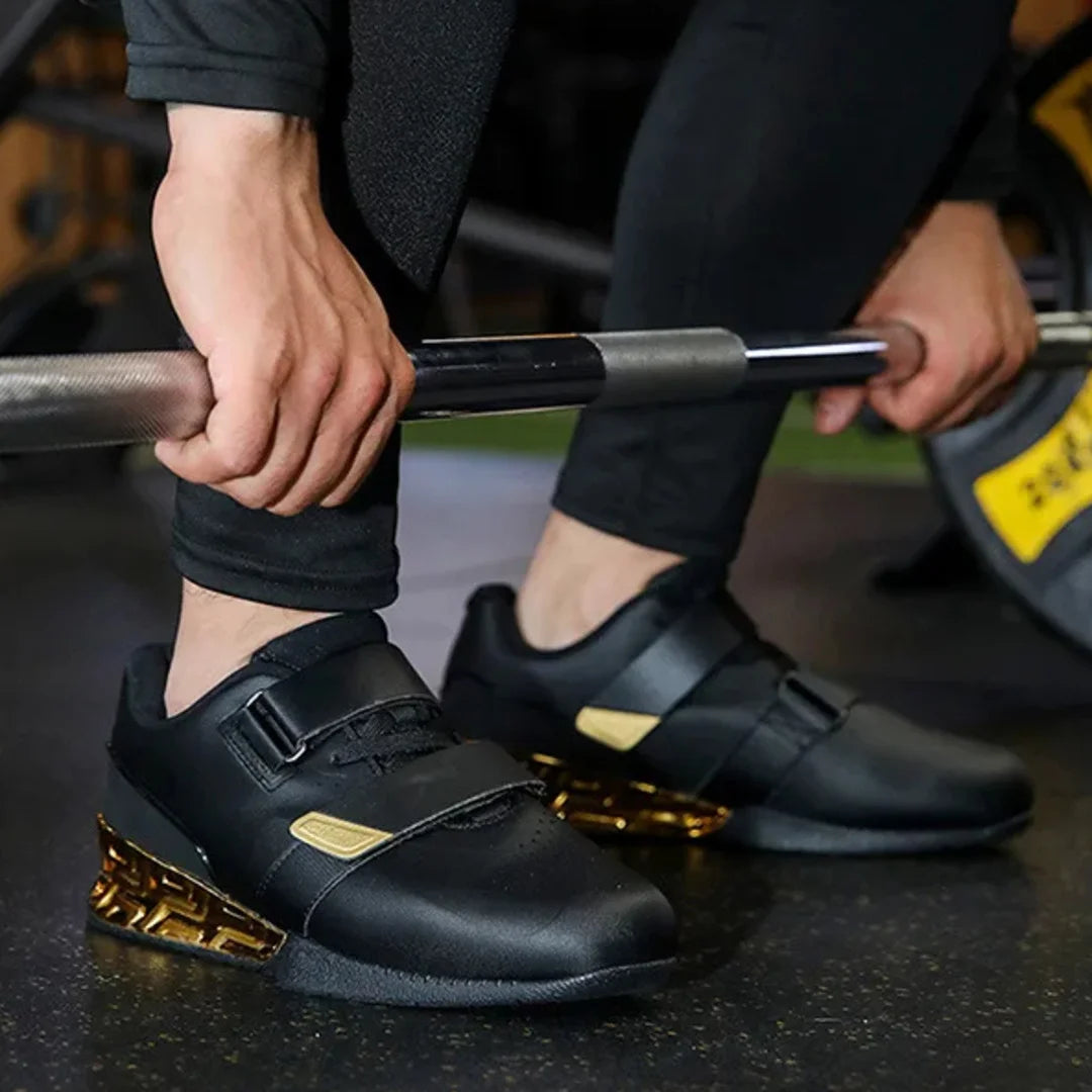 chaussures de musculation pour adeptes de musculation confirmés ou powerlifteurs, chaussures pour squat