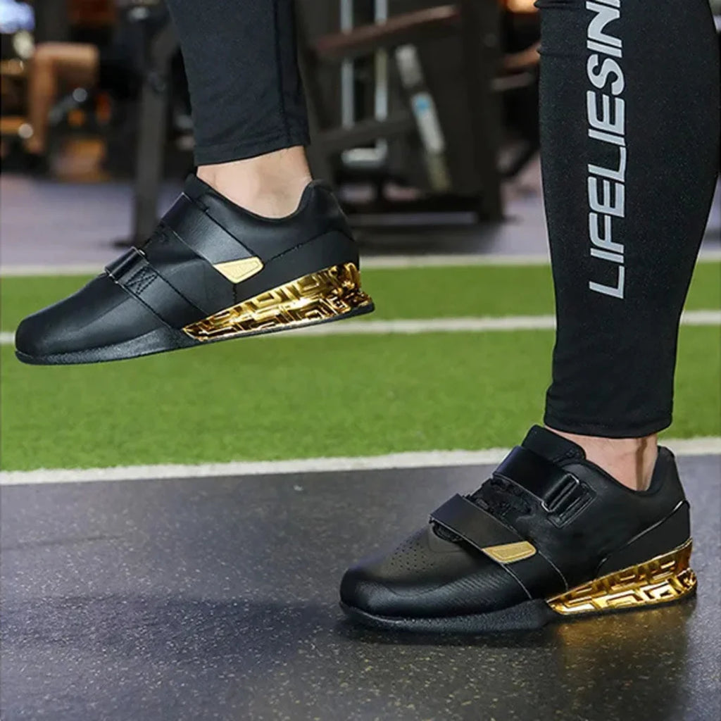 chaussures de musculation pour adeptes de musculation confirmés ou powerlifteurs, chaussures pour squat