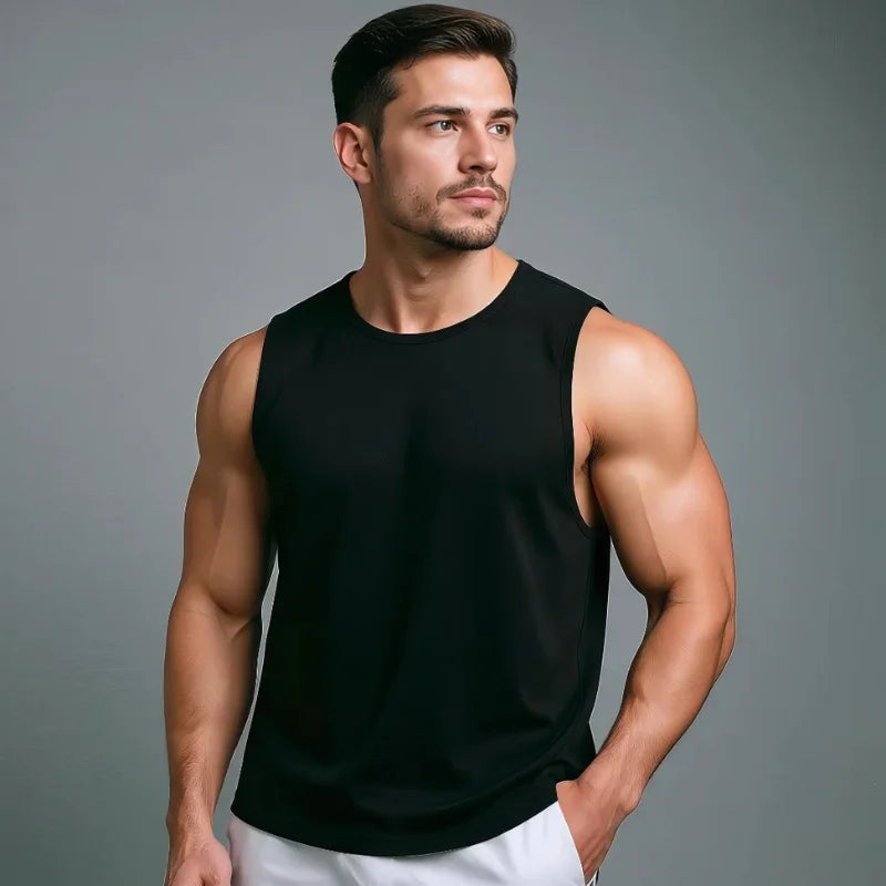 Débardeur de musculation EliteFit noir