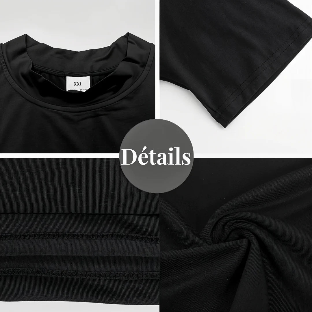 Détails du débardeur de musculation StarterFit noir