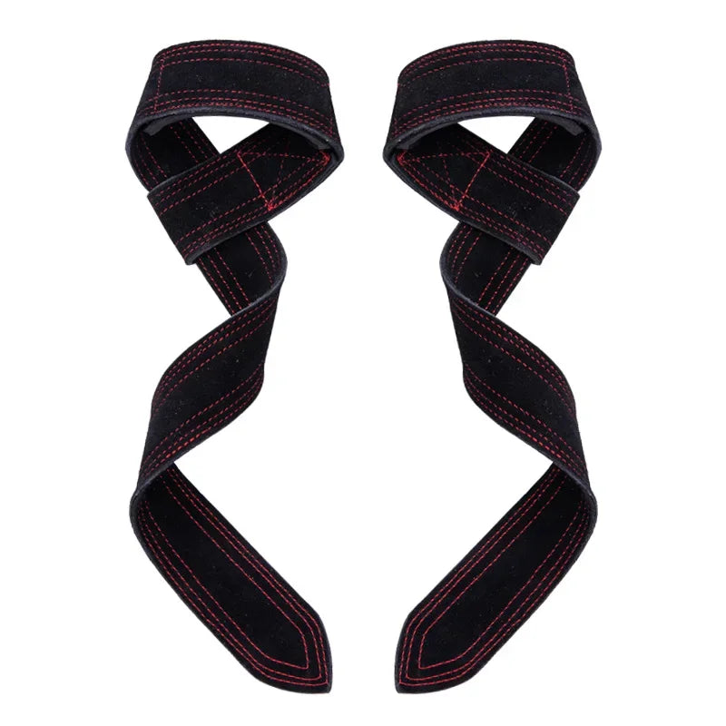 Sangles de tirage en cuir noires