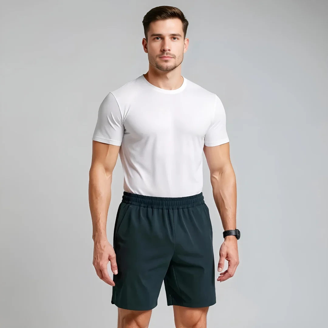 Short de sport Corefit gris foncé