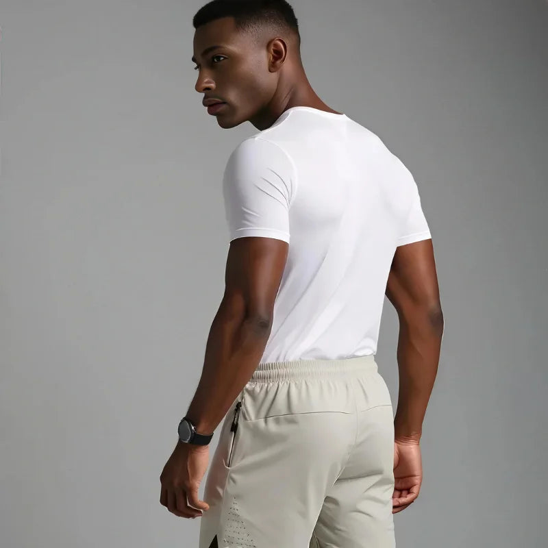 Short de sport EliteFit beige