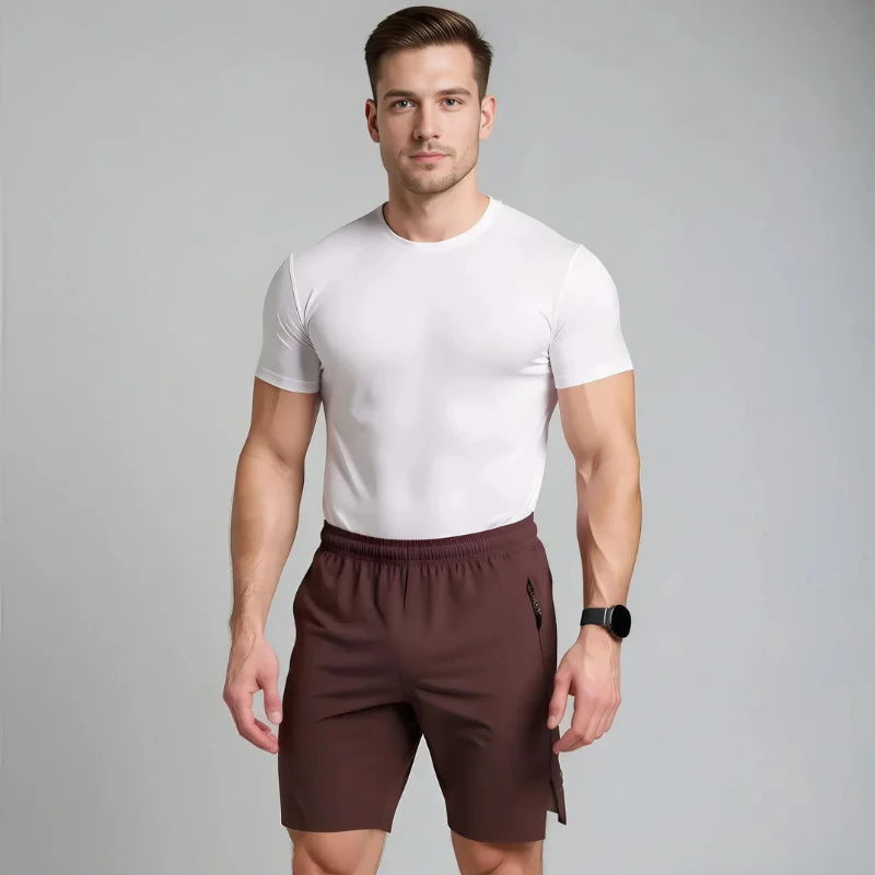 Short de sport EliteFit marron