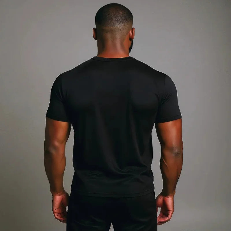 T-shirt de compression Batman noir et rouge manches courtes