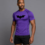 T-shirt compression Manches courtes - "Dark Knight" - Vignette | La Force Française