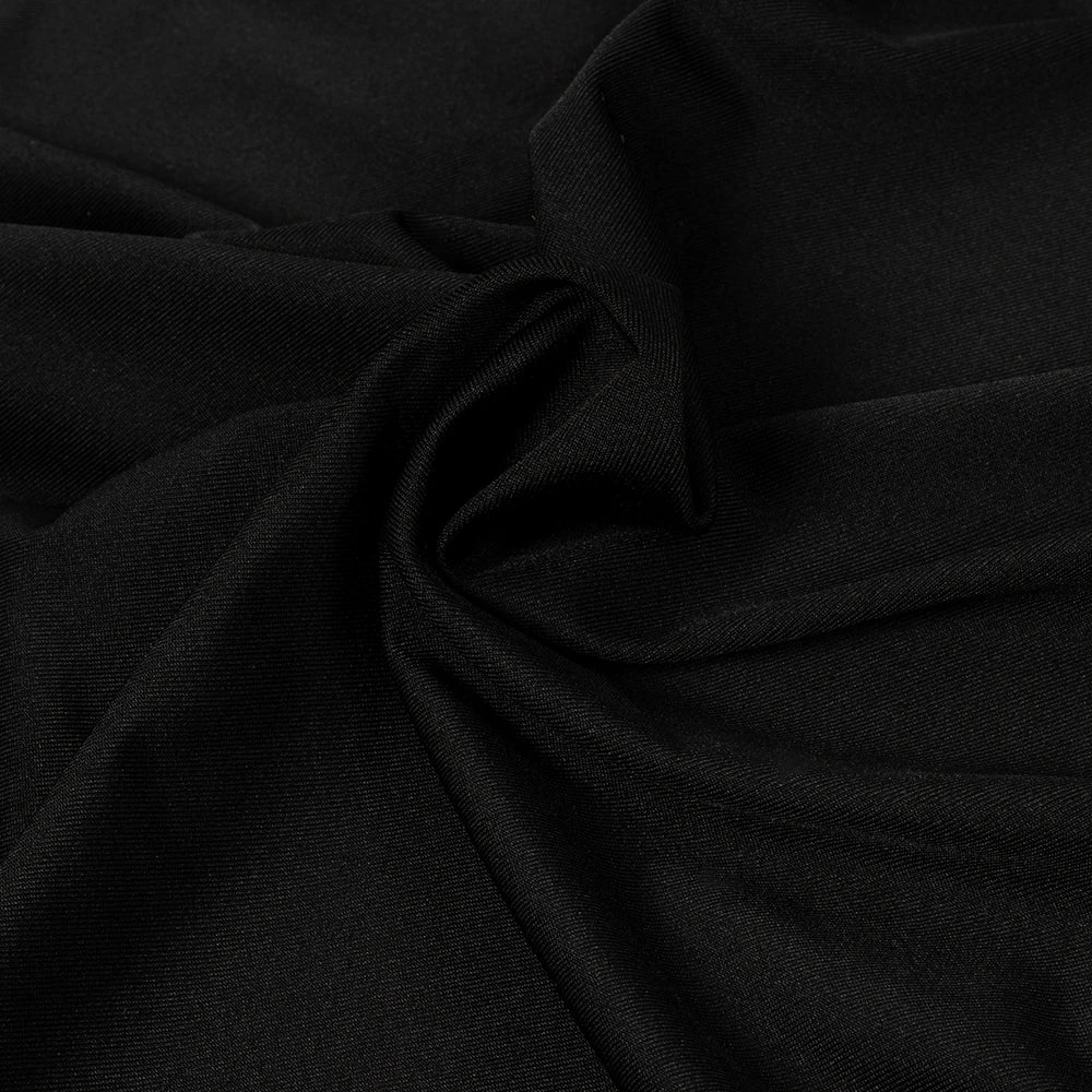 Tissu du t-shirt de compression EliteFit manches courtes à col roulé