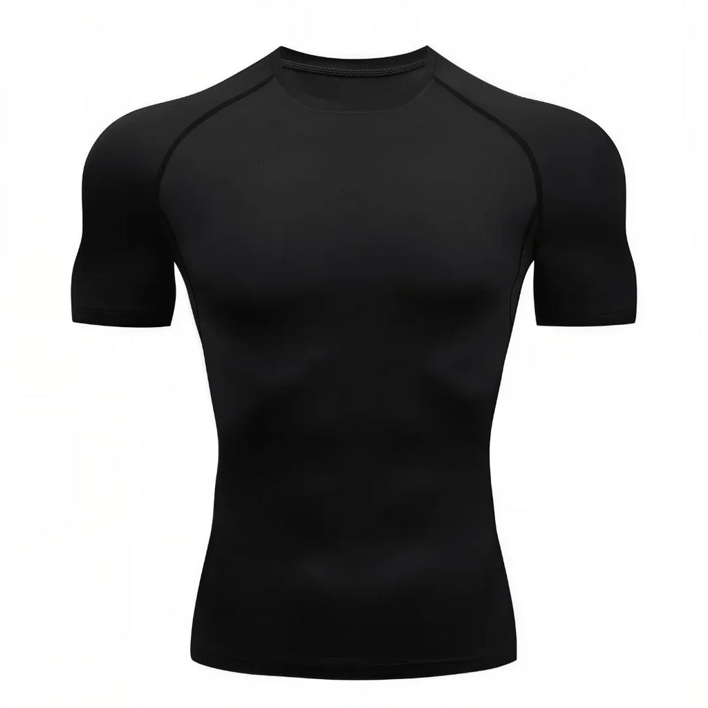T-shirt de Compression pour musculation StarterFit noir