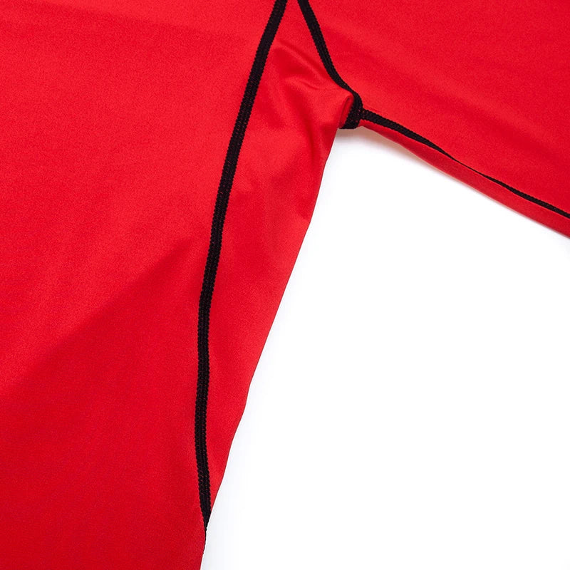 T-shirt de Compression pour musculation StarterFit rouge