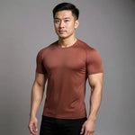 T-shirt de compression satin - Corefit - Vignette | La Force Française