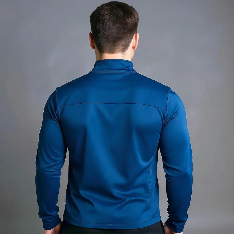 Veste de sport zippé bleu