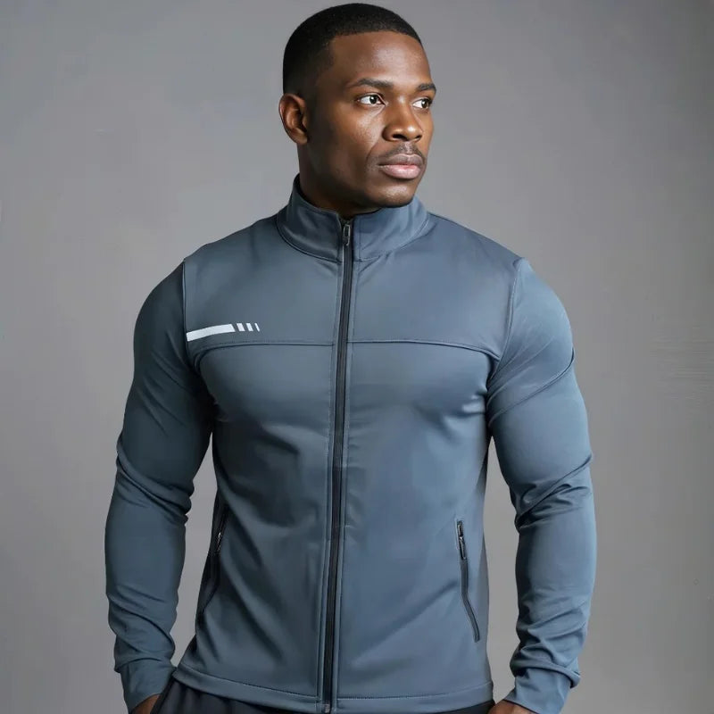 Veste de sport zippé grise